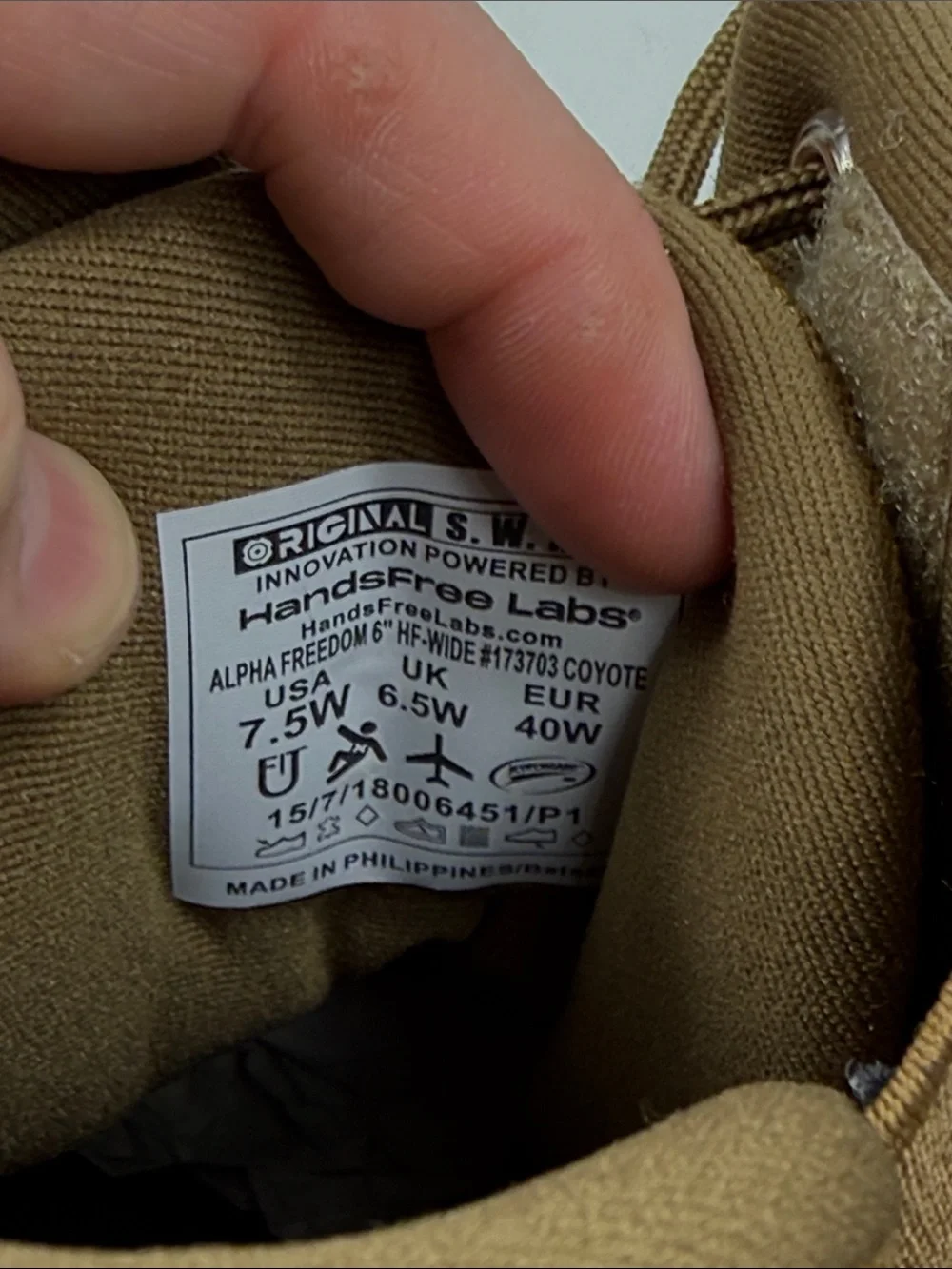 NWT‎ Original SWAT Alpha Freedom 6